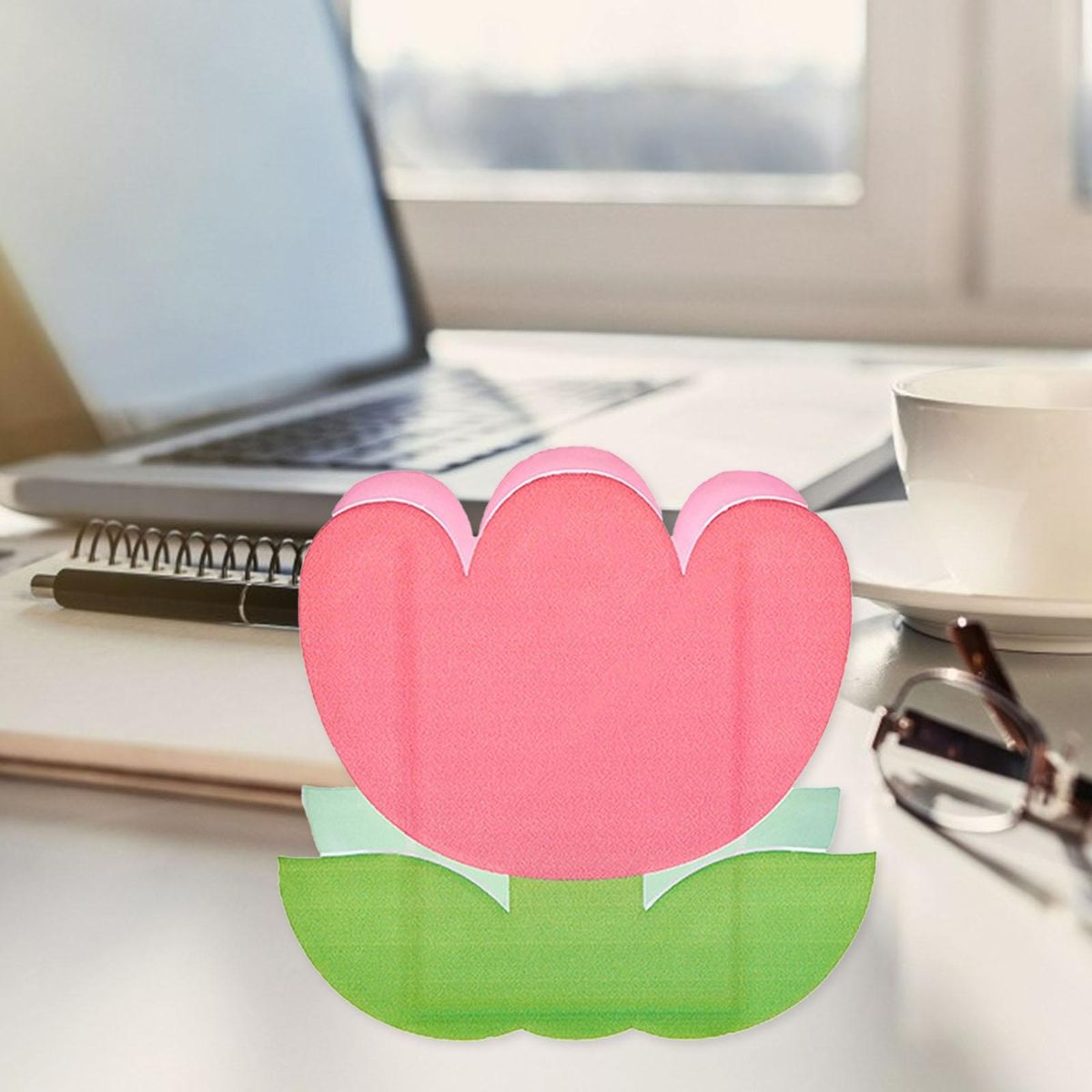 Decorative Acrylic Pen Holder Makeup Brush Holder Flower