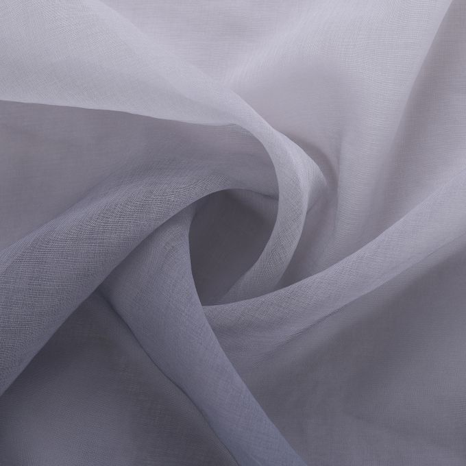 Ombre Sheer Curtains - Faux Linen Gradient Semi Voile Rod