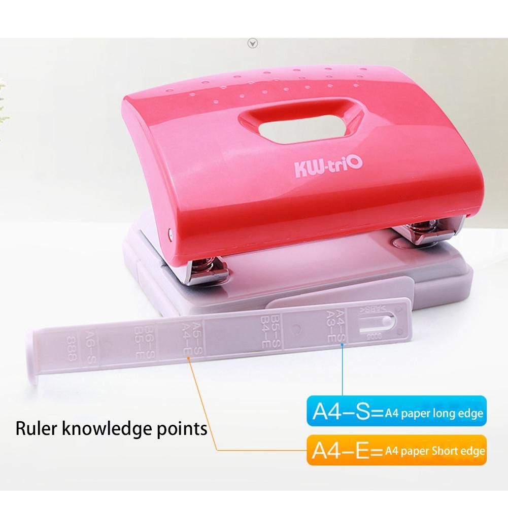 KW-TRIO 2-Hole Paper Puncher DIY Loose Leaf Hole Punch