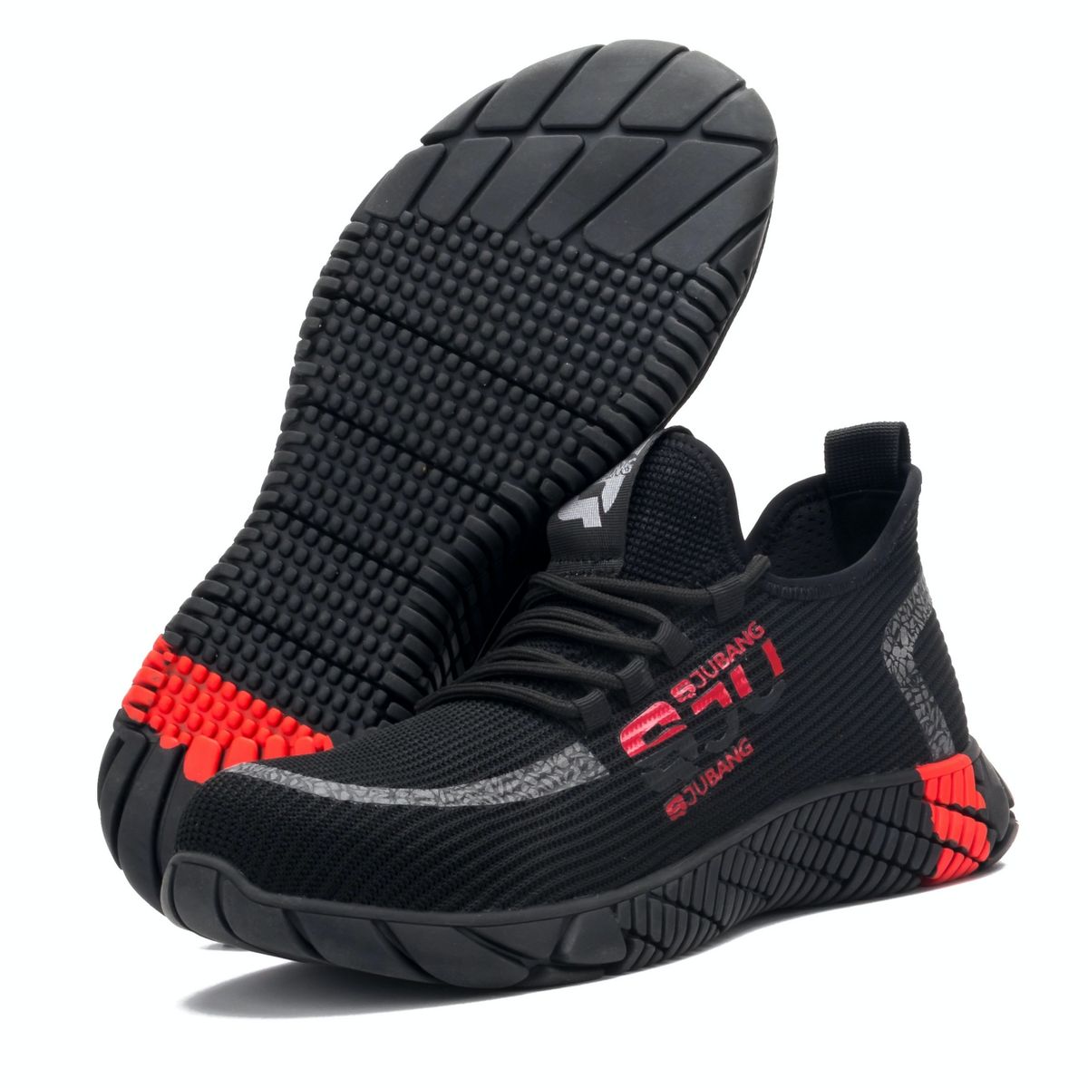 Safety Shoes Steel Toe Work Boots Breathable Fabric Upper