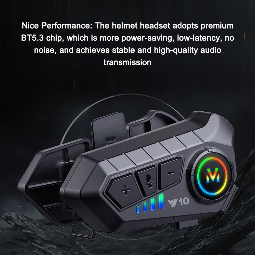 Motorcycle Helmet Headset BT5.3 Noise Reduction Headphone