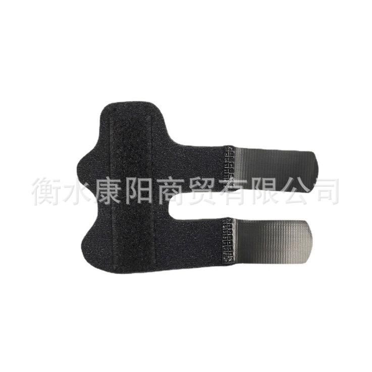 Finger fixed sleeve finger fracture fixed belt joint dislocation sprain auxiliary glove finger fixed splint Adult black One size fits all