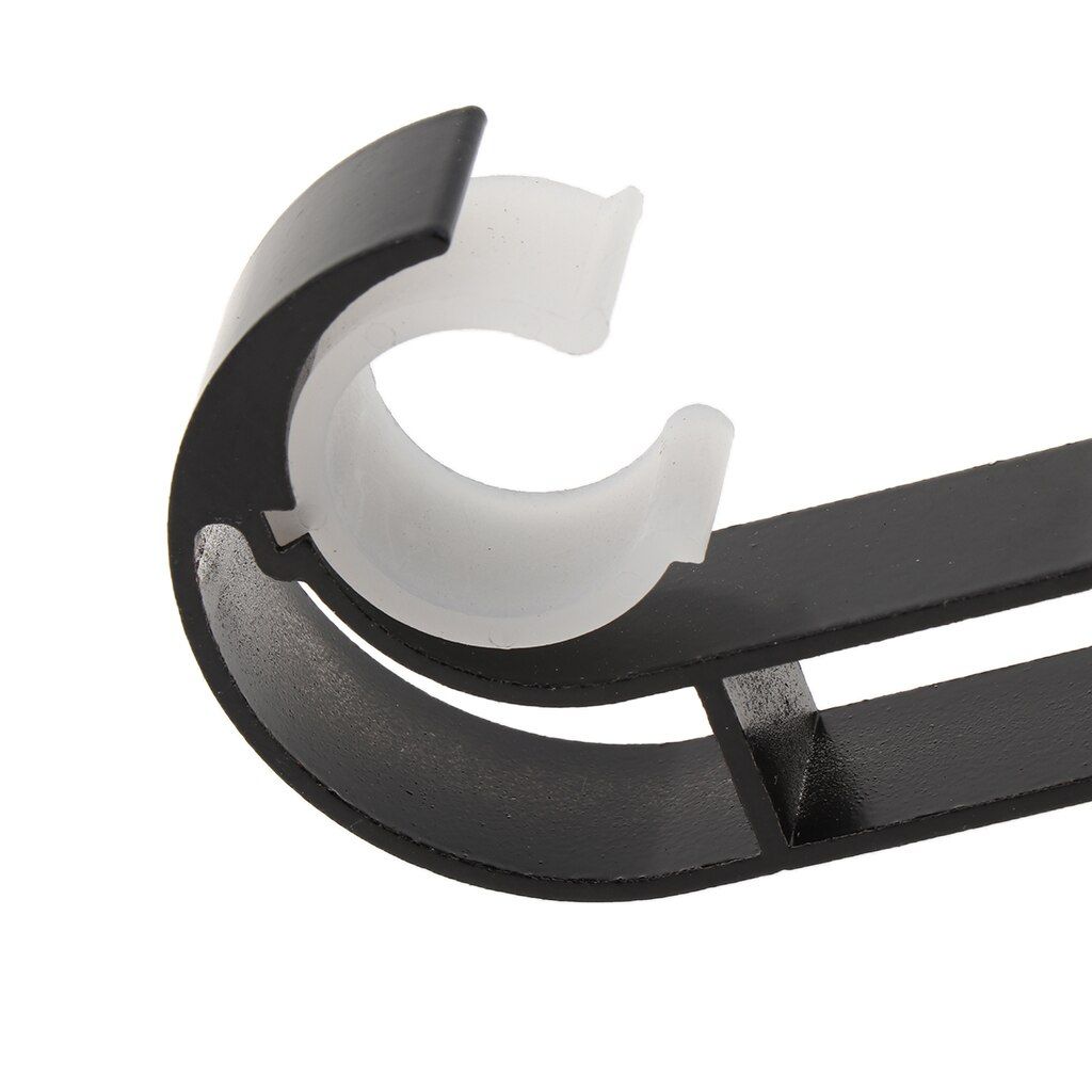 2 Pcs Curtain Rod Bracket Curtain Pole Support Bracket Top