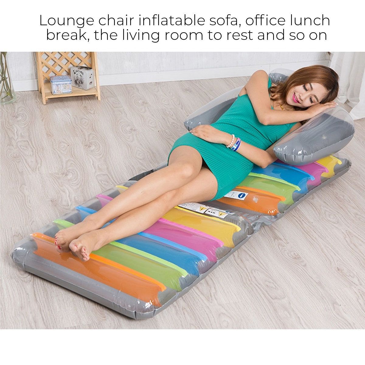Swimming Pool Inflatable LILO Relax Lounger Air Bed Swimming Chair Float Blow Up