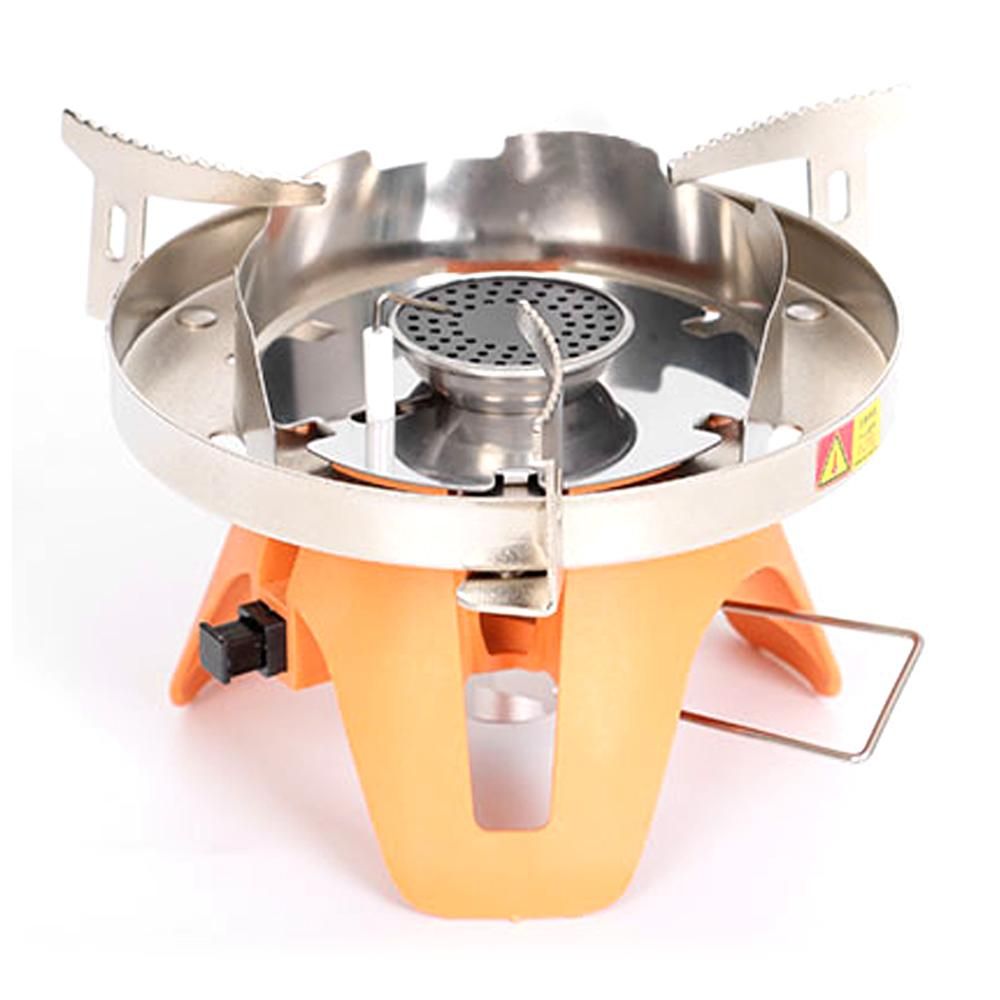 Outdoor Camping Metal Stoves Portable Picnic Barbecue Furnace Windproof Integrated Outdoor Cooking Accessory