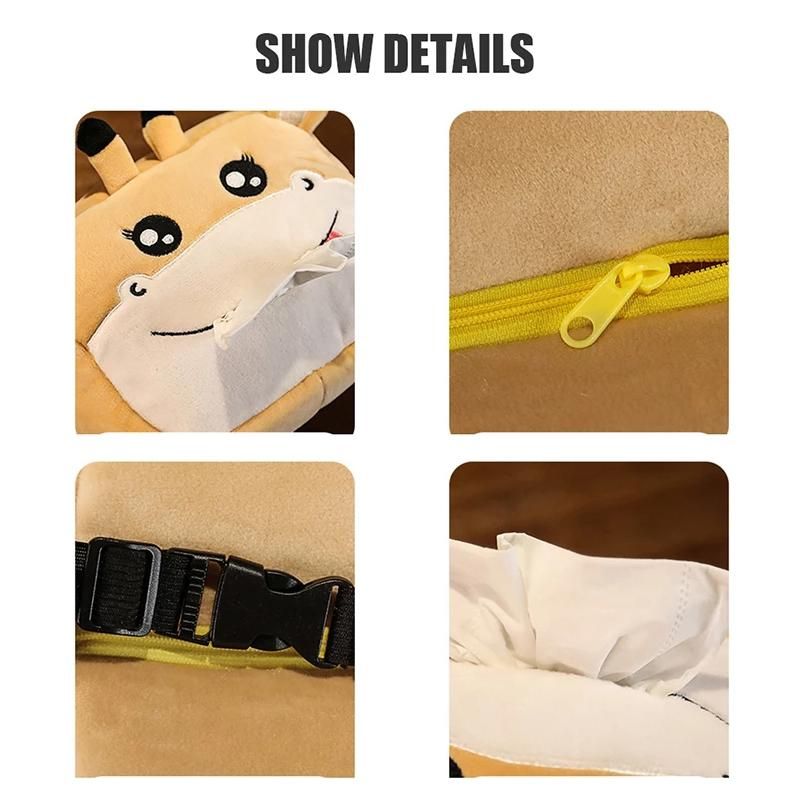 Cute Plush Removable Tissue Boxes Cover Napkin Tissue Paper Boxes Holder For Car Home Garden Kitchen Storage Organization Cases