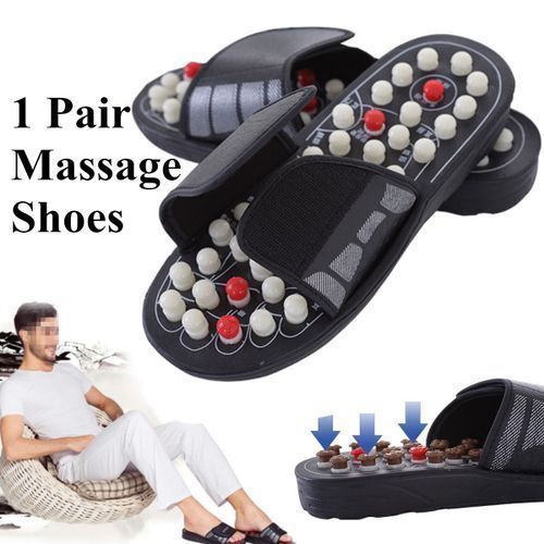 1 Pair Reflexology Sandals Foot Massager Slipper Acupressure Acupuncture Shoes 40