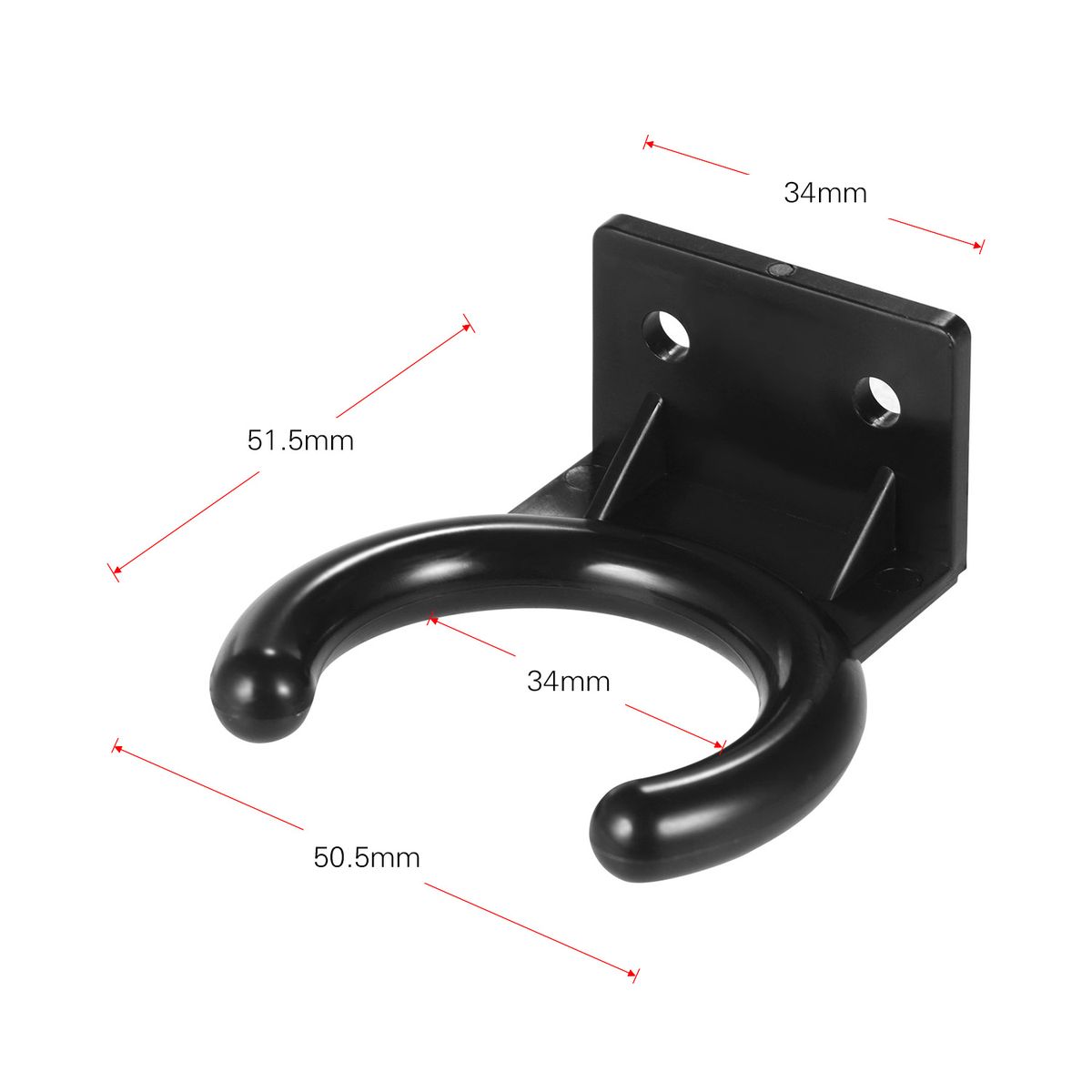 Wireless Microphone Hanger Mic Wall Mount Holder Hook Clamp