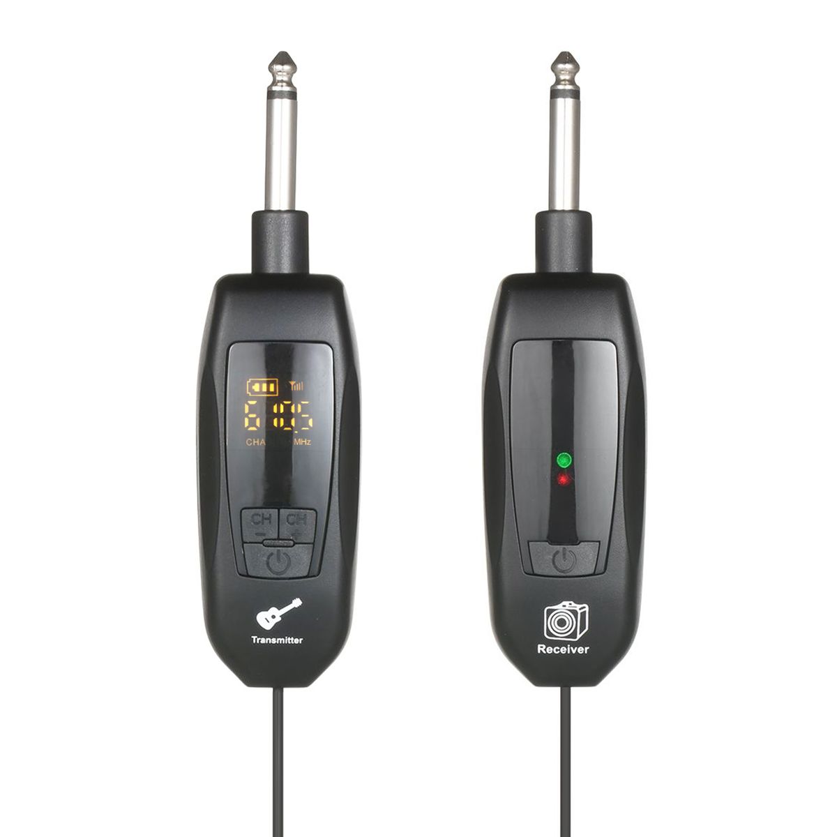 UHF Wireless Transmitter & Receiver 6.35mm Standard Audio