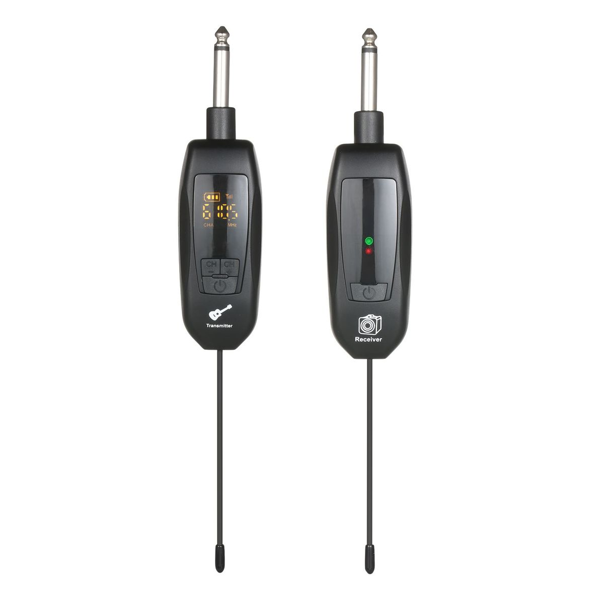UHF Wireless Transmitter & Receiver 6.35mm Standard Audio