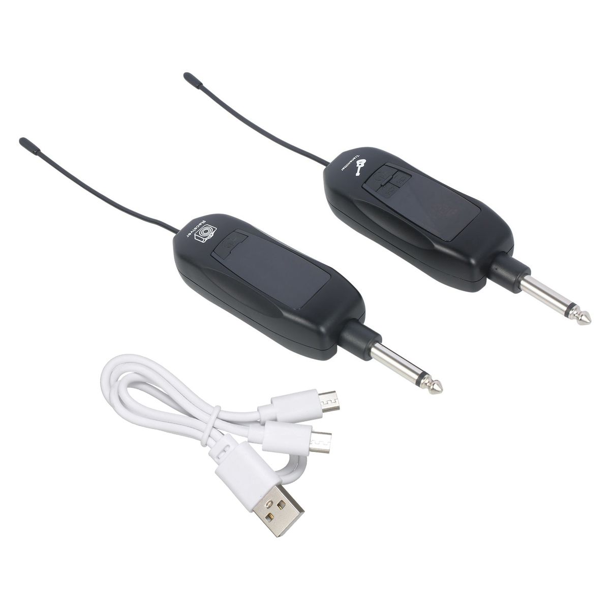 UHF Wireless Transmitter & Receiver 6.35mm Standard Audio