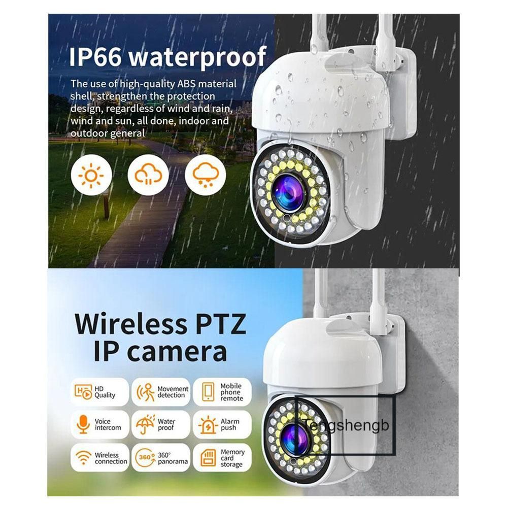 HD Full Color Night-Vision Surveillance Camera Water