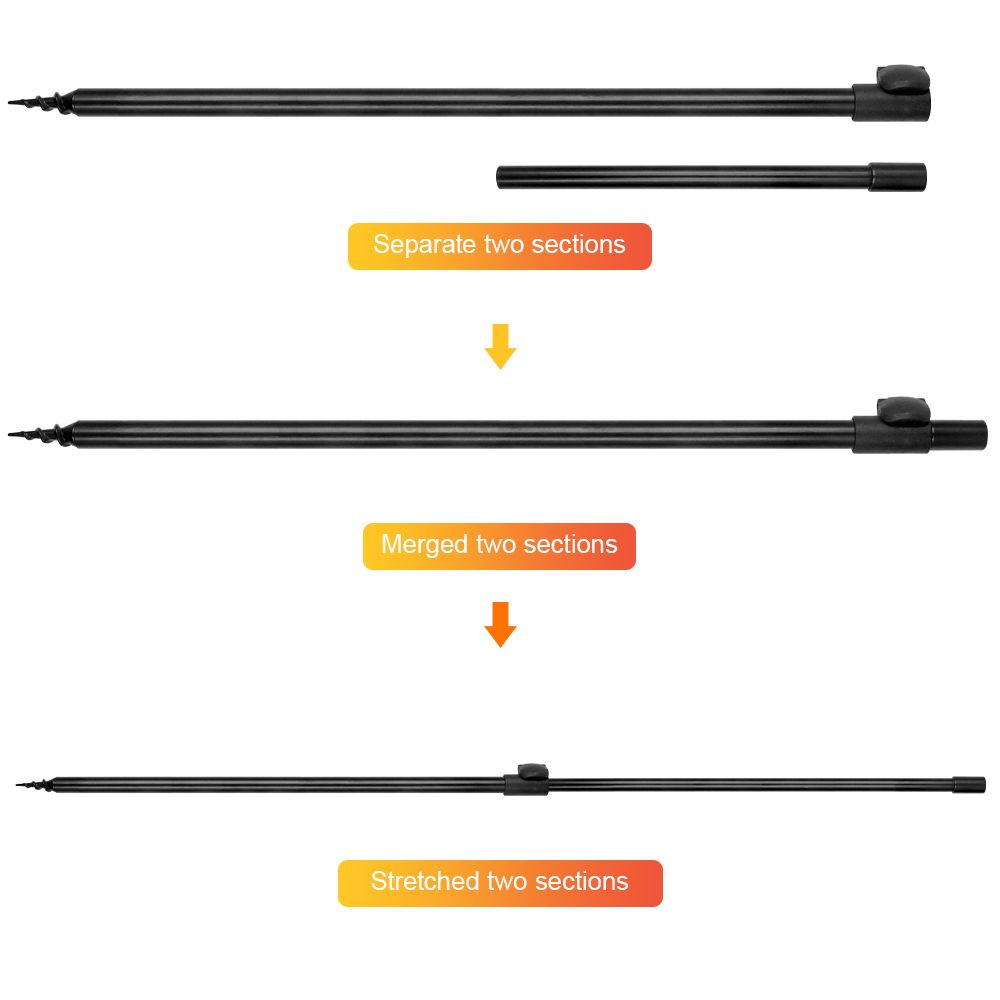 Carp Metal Material Fishing Rod Support Fishing Pole Ground