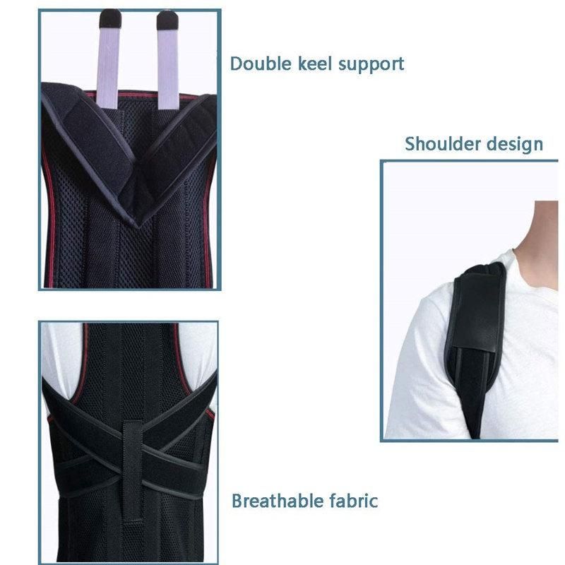 Back Posture Corrector Strap Neck Shoulder Support Brace Provide Lumbar Support
