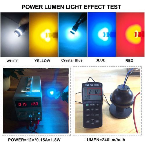 2Pcs Canbus T10 W5W LED 3014 24-SMD Side Position Parking Light Bulb For Volkswagen Golf Tiguan