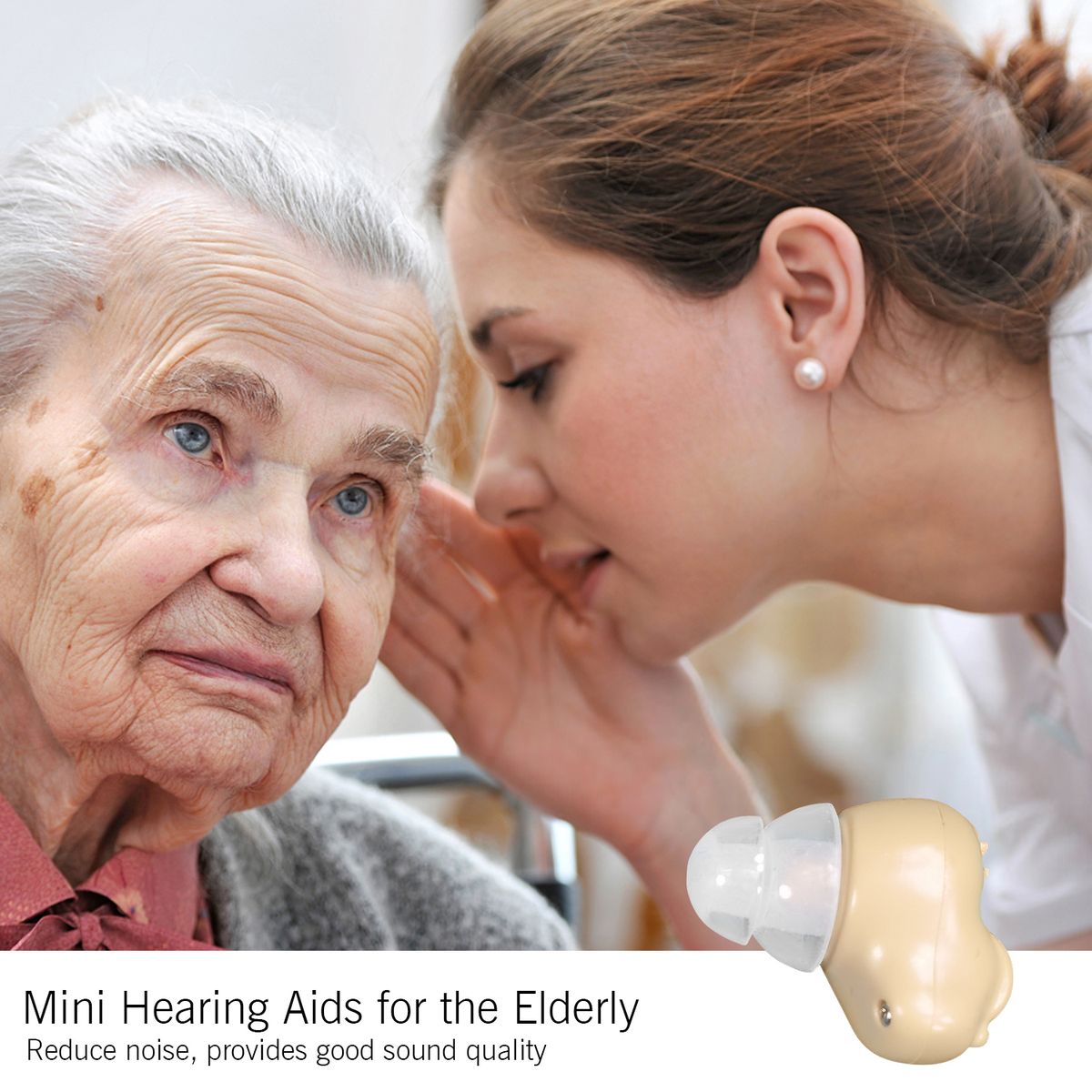 Mini Hearing Aid Small Inner Ear Invisible Sound Amplifier