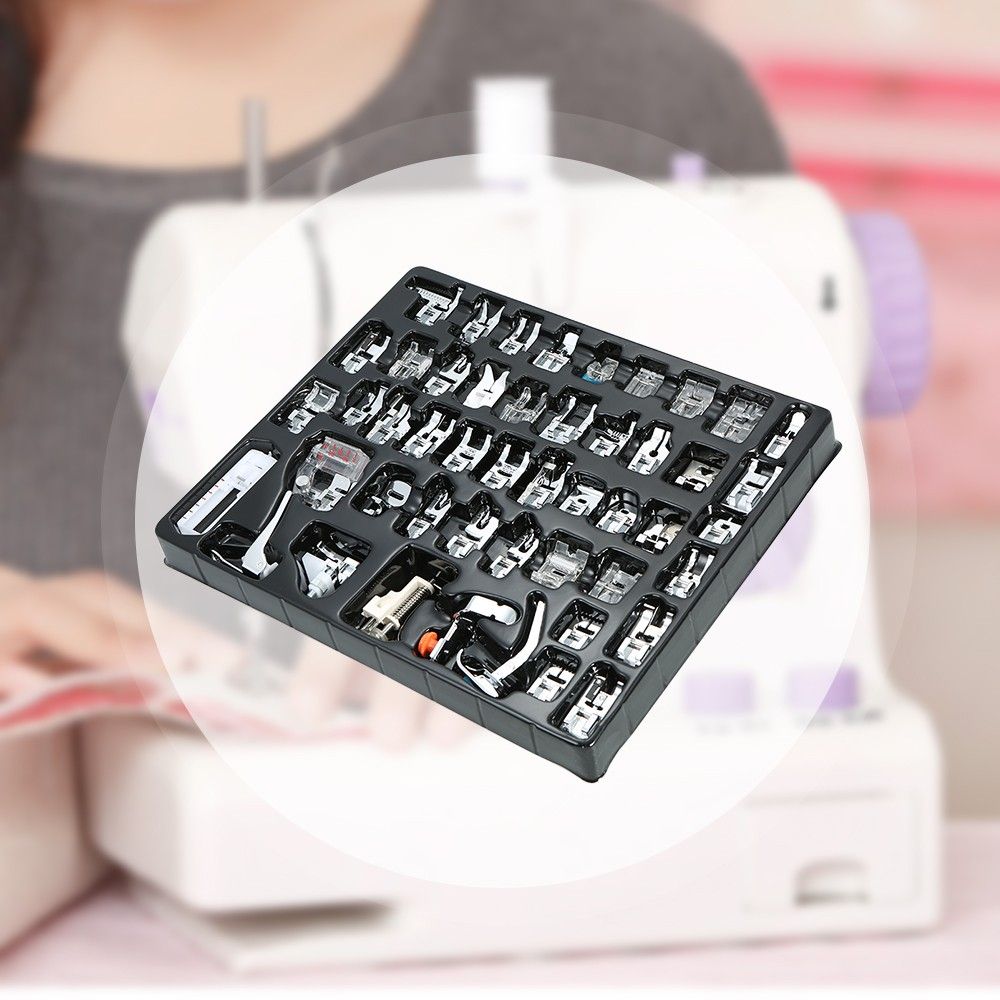 48pcs Professional Domestic Sewing Machine Presser Foot Set