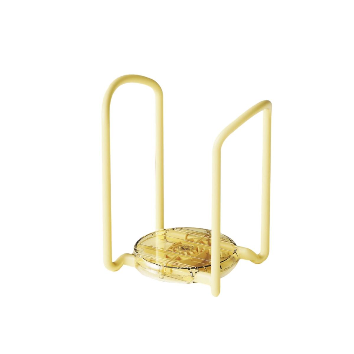 Countertop Dish Rack Adjustable Heavy Duty Kitchen Dish for Dinnerware Yellow