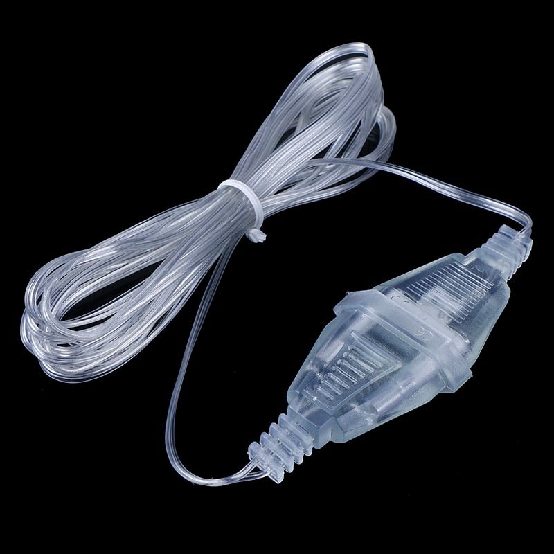 3/5M Power Extension Cable Plug Extender Wire For LED String Light Christmas Lights