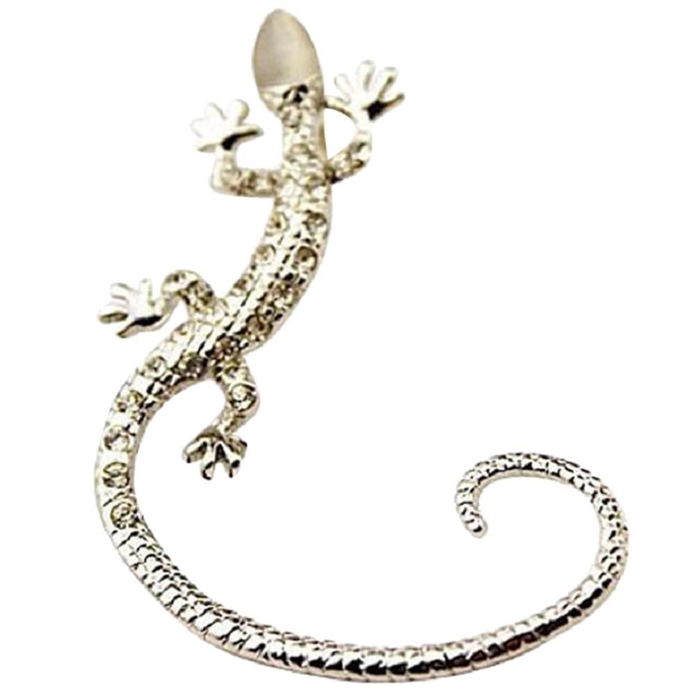 1 pc Strass Crystal Earrings Luxury Silver
