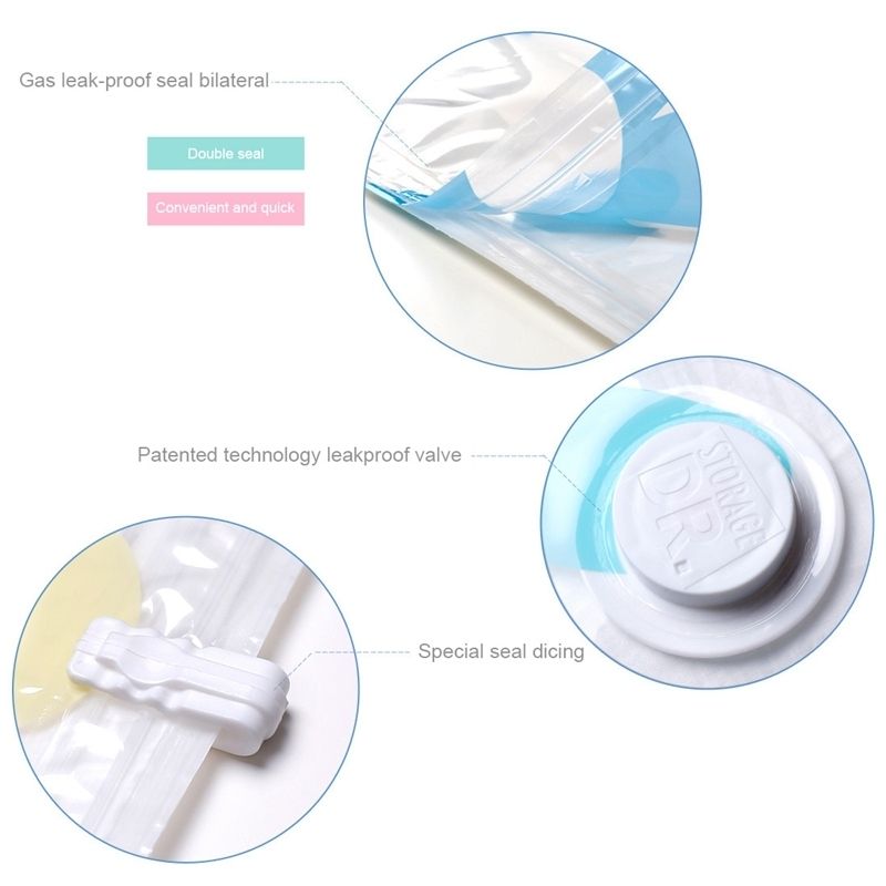 11 PCS Space Saving Sunflowers Pattern Vacuum Storage Bag, Thinken Quilts Clothing Vacuum Seal Storage Bag With A Hand Pump