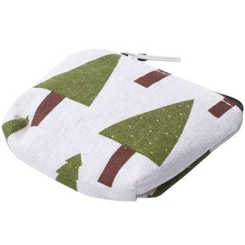 Cute Cartoon Animals Canvas Coin Purse Key Wallet