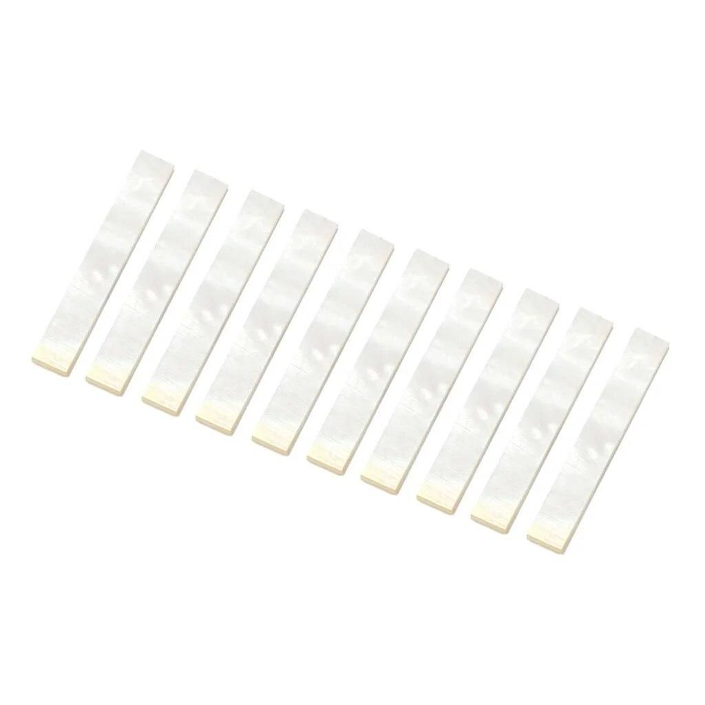 10pcs Inlay Material White Mother of Pearl Shell Blanks 2mm Thickness