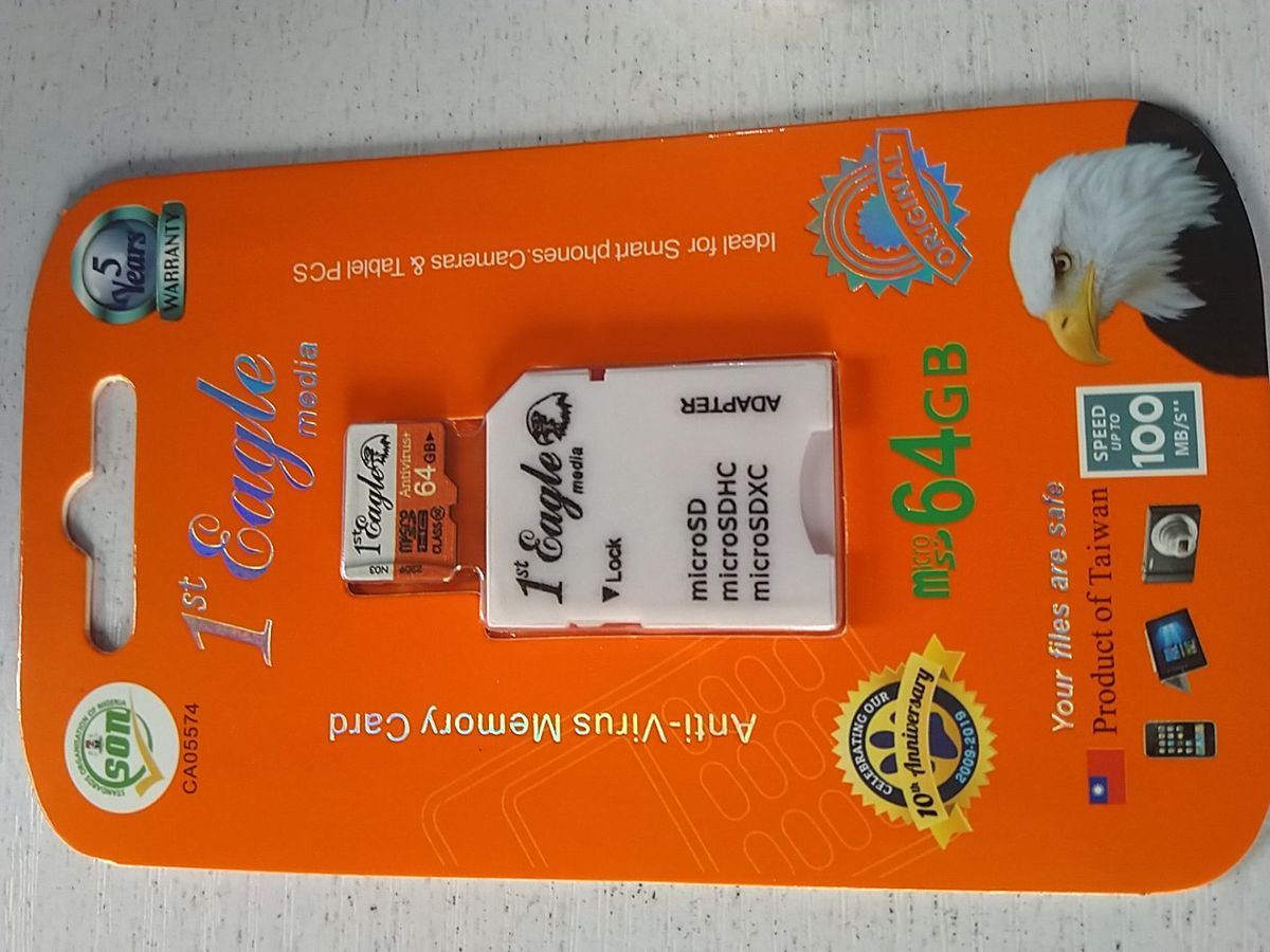 64GB Anti Virus Memory Card