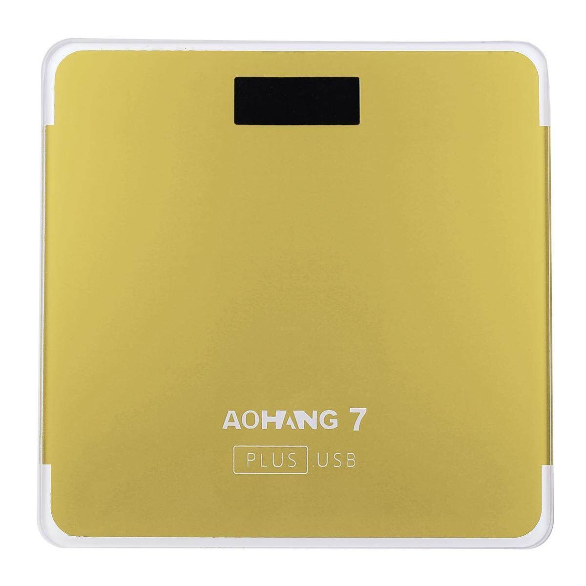 400lb/180kg LCD Electronic Digital Body Weight Scale Bathroom Gold Gold