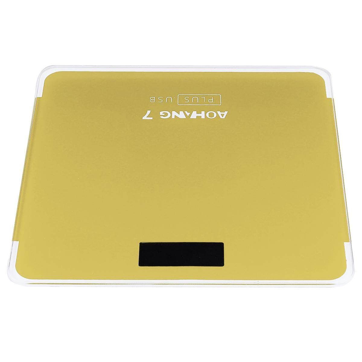 400lb/180kg LCD Electronic Digital Body Weight Scale Bathroom Gold Gold