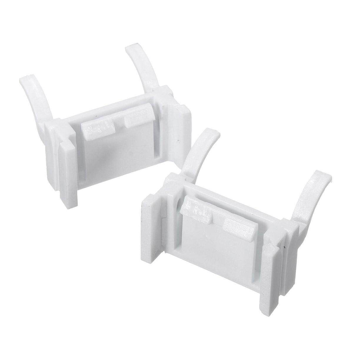 2x HID H7 Bulbs Adapter Xenon Lamp Holder White Base For Ford Focus MK2 MK3