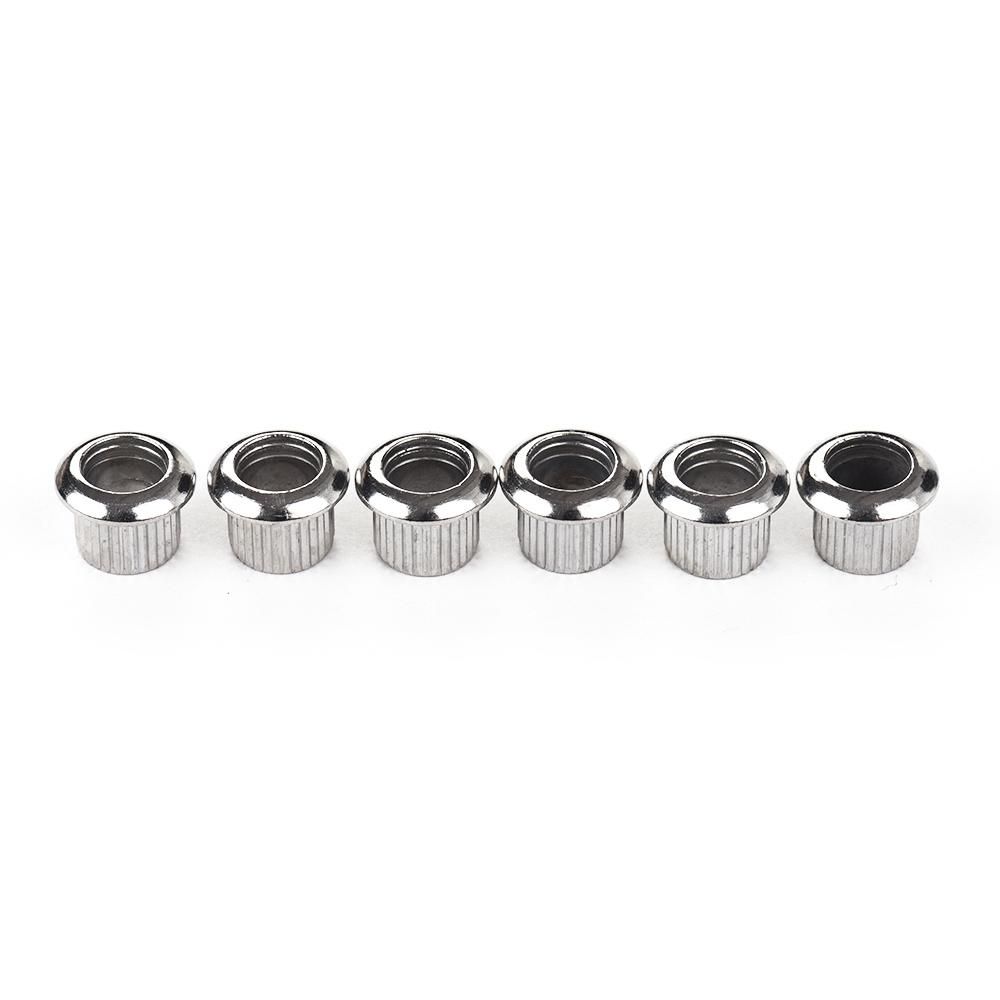 6 In-Line Semi-Closed Guitar Locking Tuners Tuning Pegs Machines Heads Set for ST Tele Electric Guitar