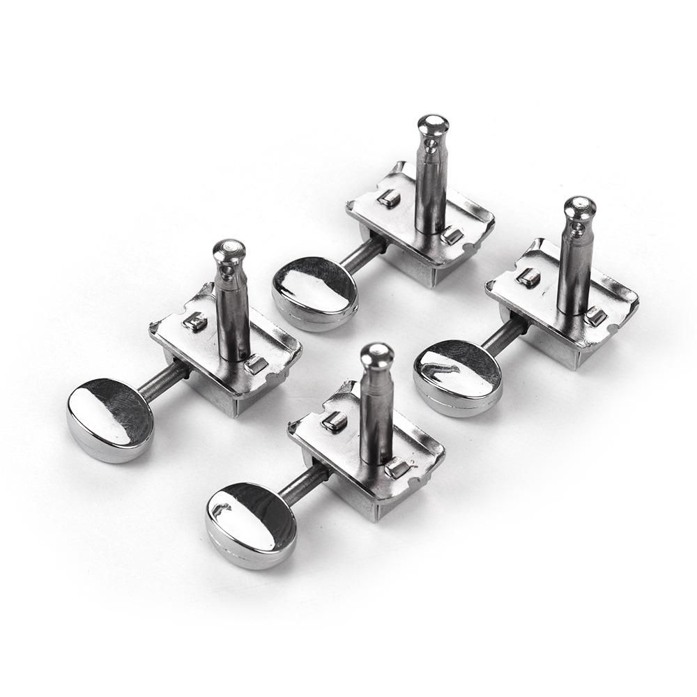 6 In-Line Semi-Closed Guitar Locking Tuners Tuning Pegs Machines Heads Set for ST Tele Electric Guitar