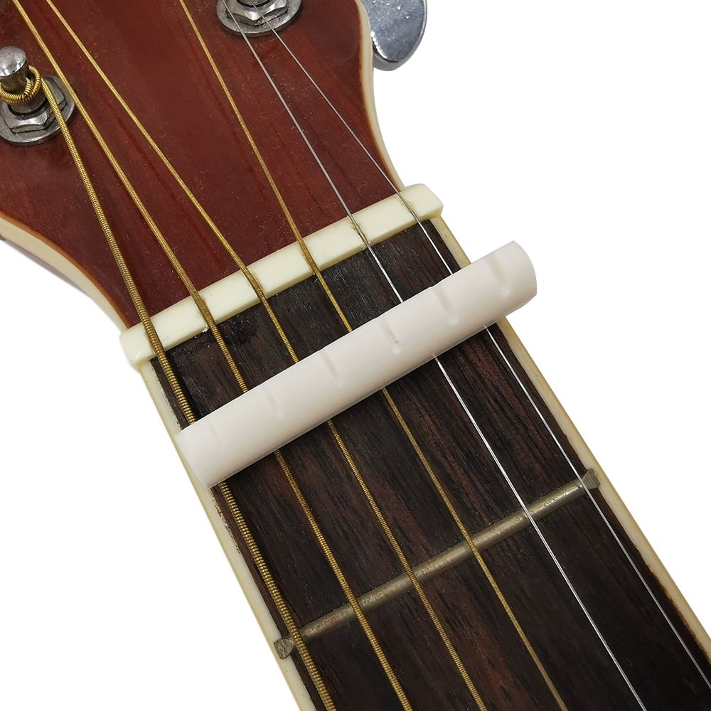 Guitar Saddle Nut White Cattle Bone For 41 Inch Folk Guitar