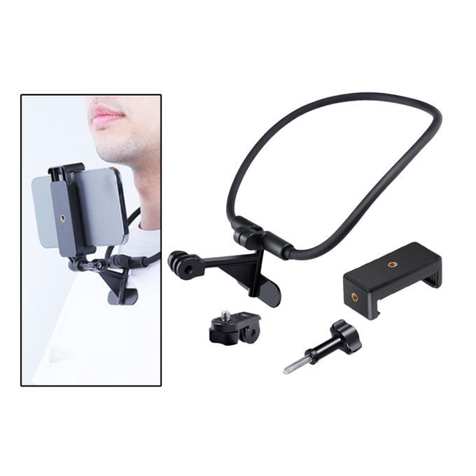 Neck Holder Mount Lanyard Strap Phone Stand For Action Camera Vlog