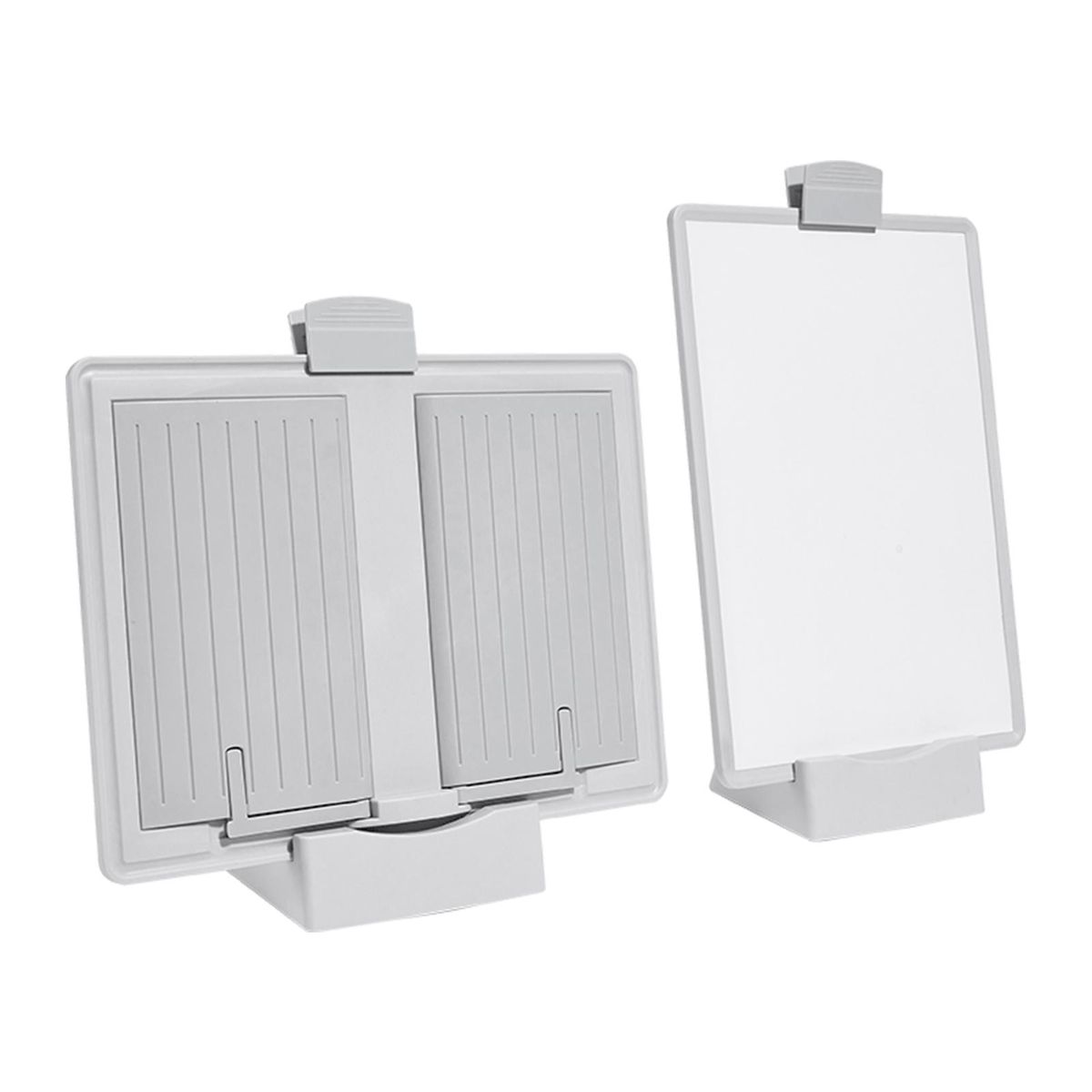 JIELISI  Book Stand Holder Portable Multifunctional Magnetic White Board Paper Clipboard Bookstand Reading with Pen Slot Support for Reading Hands Free Student Children Writing Bracket Office Accessories Office School Supplie