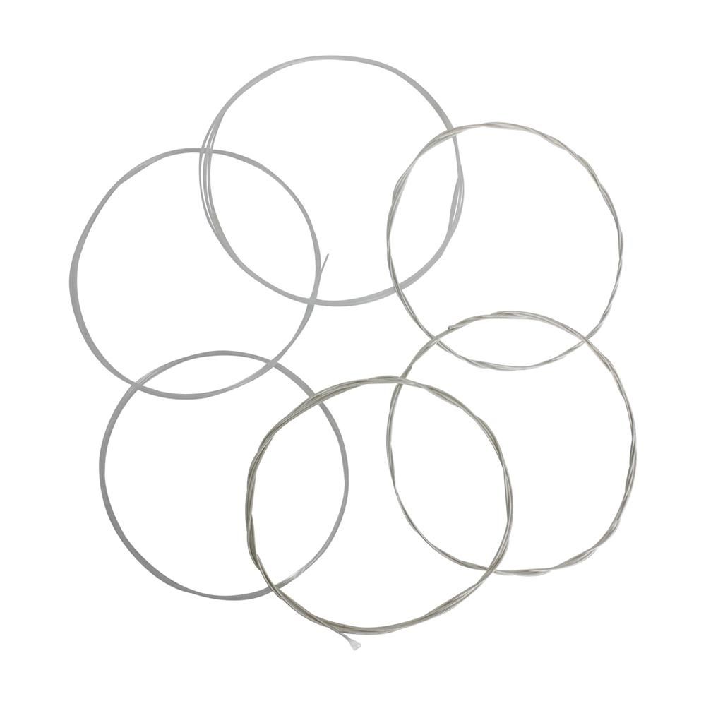 IRIN C670 Acoustic Classical Guitar Strings Nylon Silver Plated Copper Alloy Wound, 6pcs/set (.028-.043)