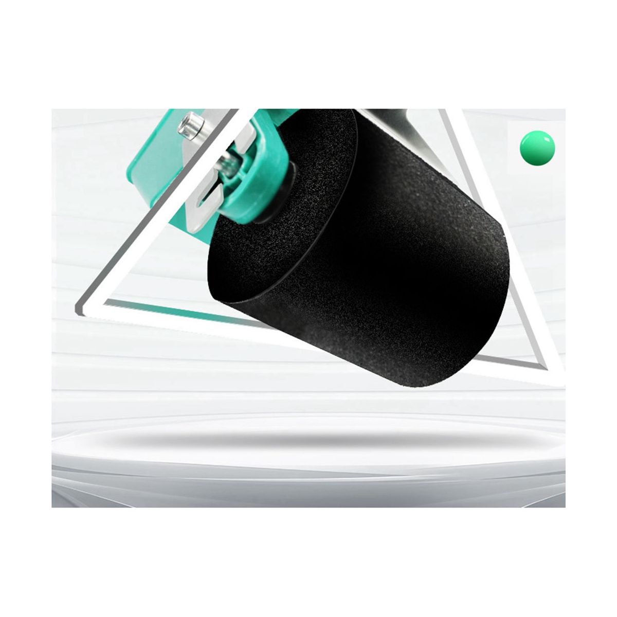 3-Inch Portable Hand-Held Gluing Roller Manual Gluing Tool is Suitable for Woodworking Painting Tool Barrel