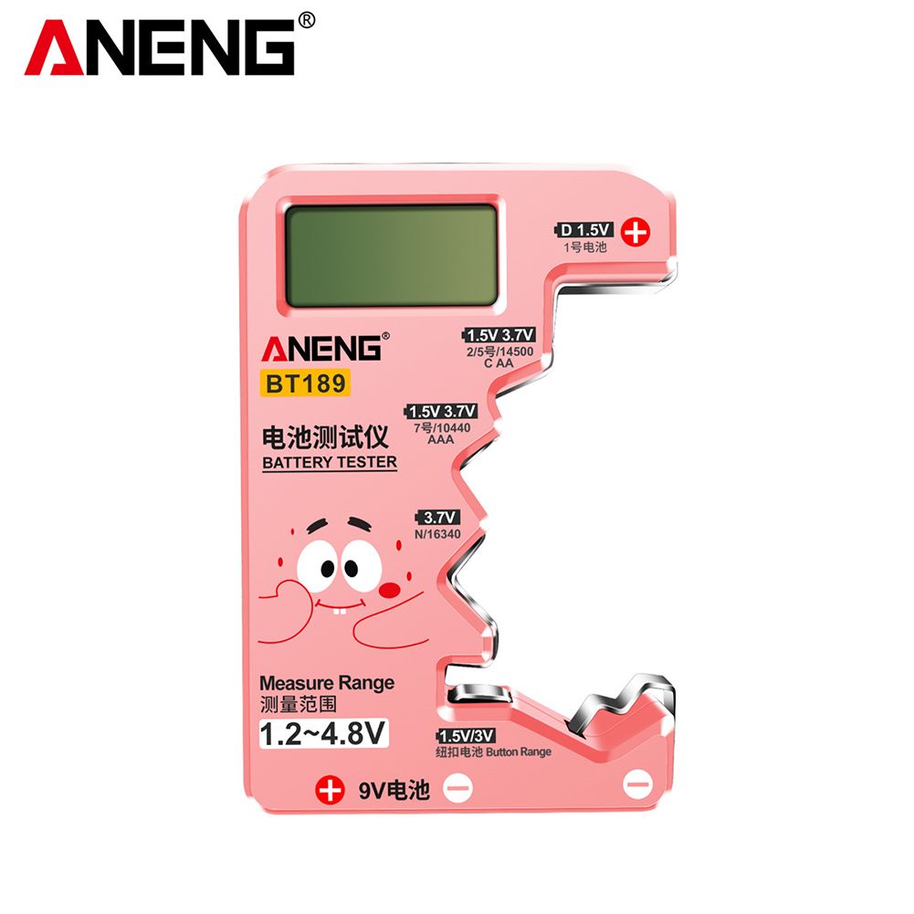 Digital Battery Tester Analyzer Testing Meter LCD Display