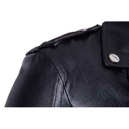 Punk Multi Design Style Motorcycle Biker Leather Jacket Men