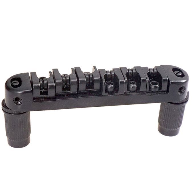 1x Black Guitar Saddle Bridge Tailpiece For LP Les Paul Electric Black