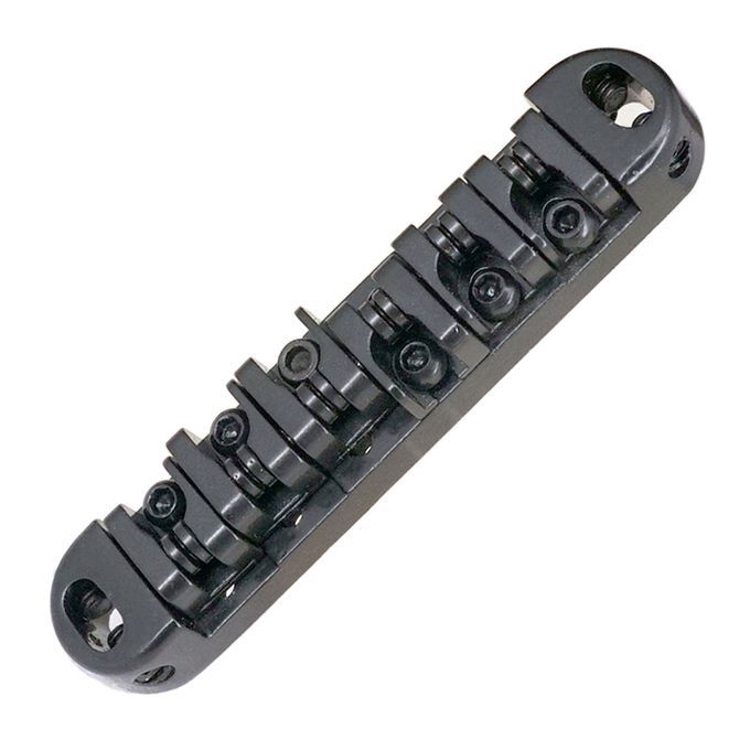 1x Black Guitar Saddle Bridge Tailpiece For LP Les Paul Electric Black