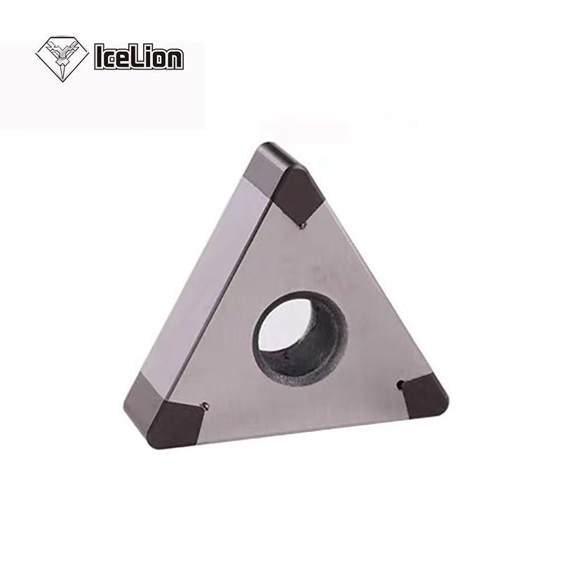 1PCS Boron Nitride TNMG160404 3T Solid Corner CBN Insert TNMG160408 Thoroughly Brazed