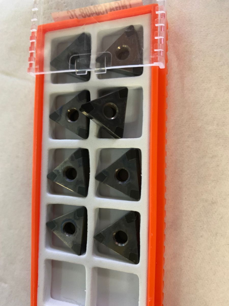 1PCS Boron Nitride TNMG160404 3T Solid Corner CBN Insert TNMG160408 Thoroughly Brazed