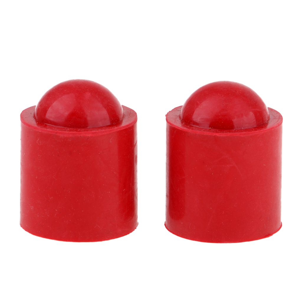 10pcs Rubber Pool  Tip Head Protector Cover For Billiard Red