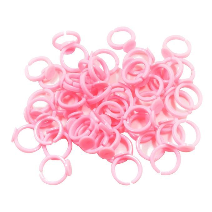50 Pieces Adjustable Ring Base Handmade Jewelry DIY Children Ring Base