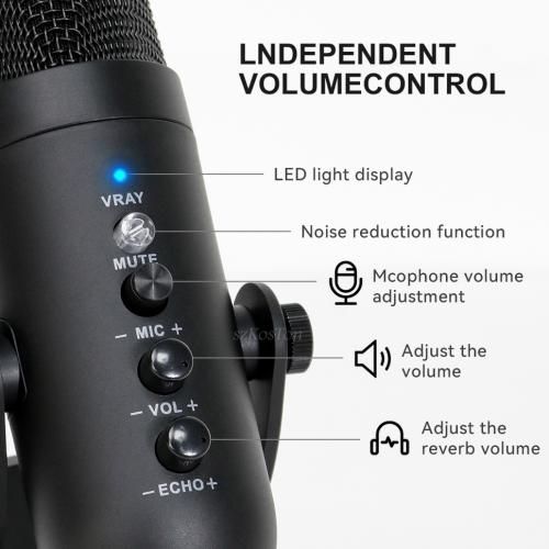 MU900 Condenser Microphone Studio Recording USB Microphone