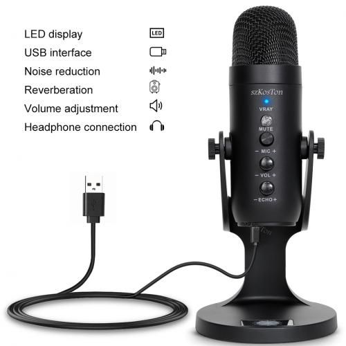 MU900 Condenser Microphone Studio Recording USB Microphone