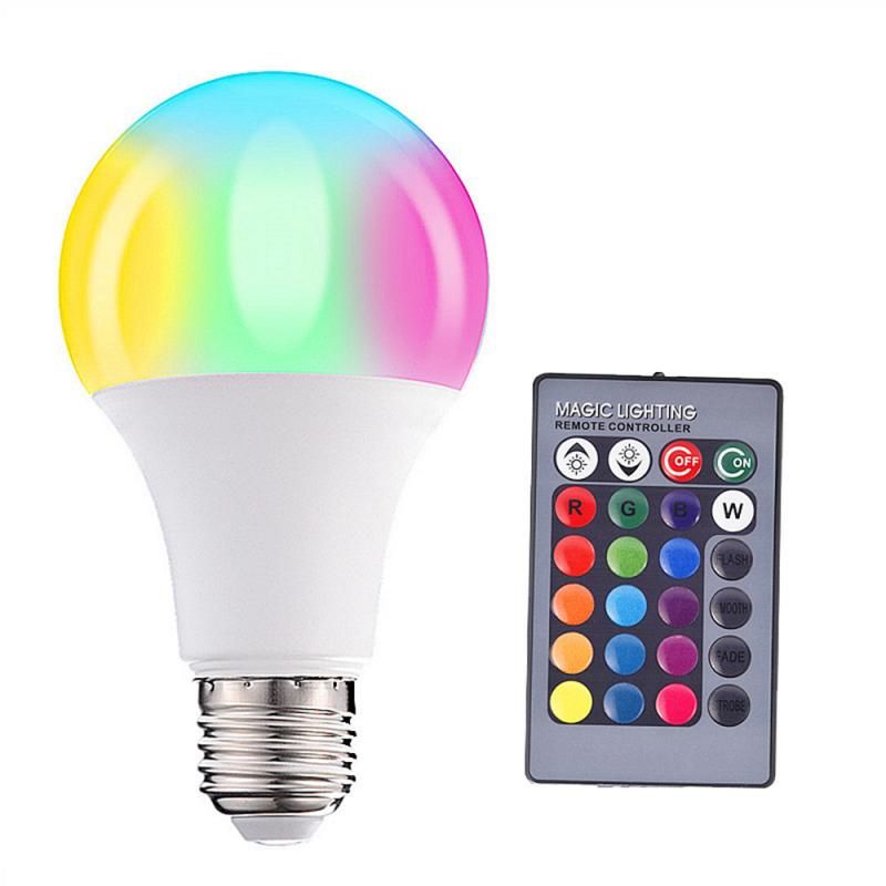 Portable Multi LED Bulb Mini Laser Projector E27 3w