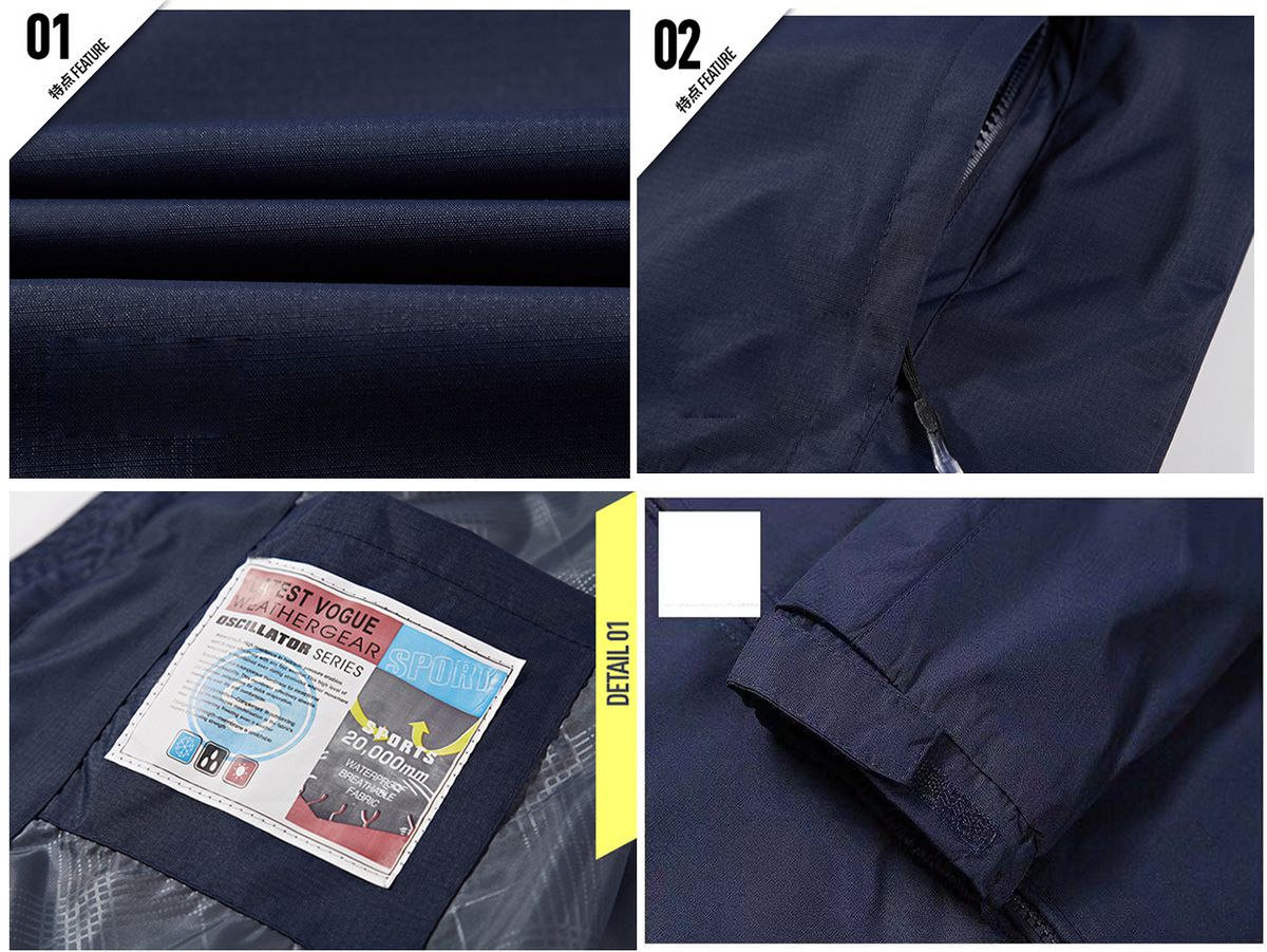 Men's Hooded Lightweight Windbreaker Jacket Softshell